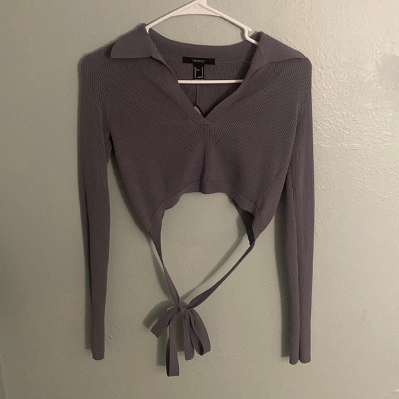 Womens cropped long sleeve size small - Picture 1 of 3